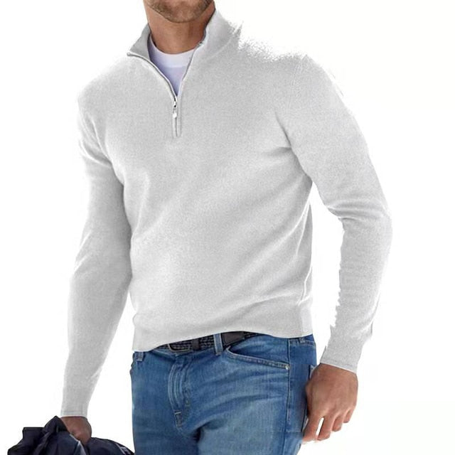 DUMONT LYON | PULL DEMI ZIPPÉ