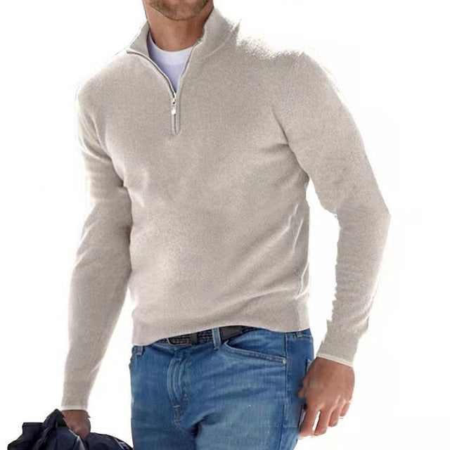 DUMONT LYON | PULL DEMI ZIPPÉ