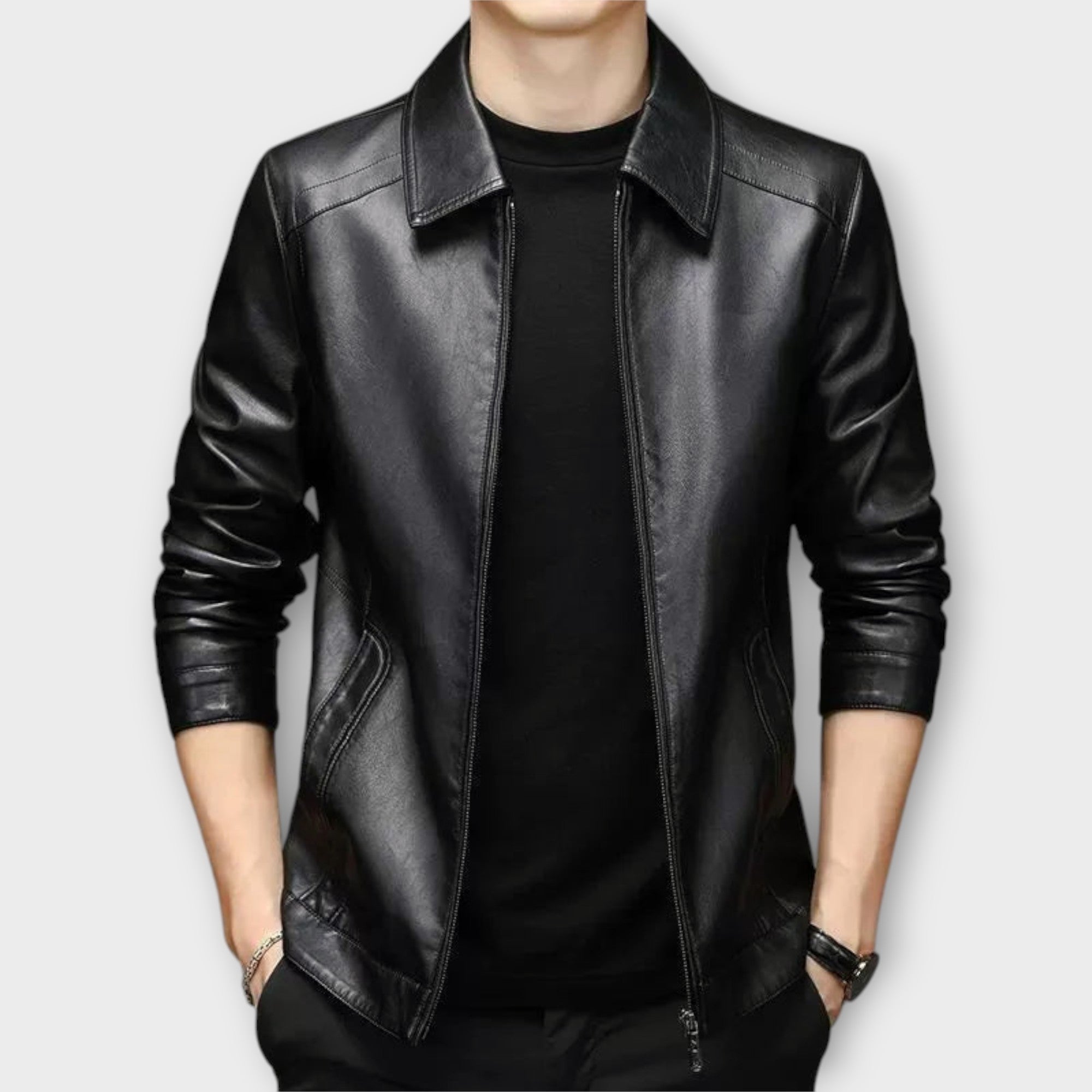 DUMONT LYON | VESTE EN CUIR COUPE SLIM