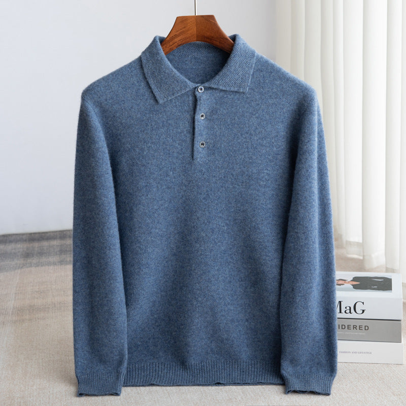 DUMONT LYON | PULL POLO HOMME CLASSIQUE (laine haut de gamme)