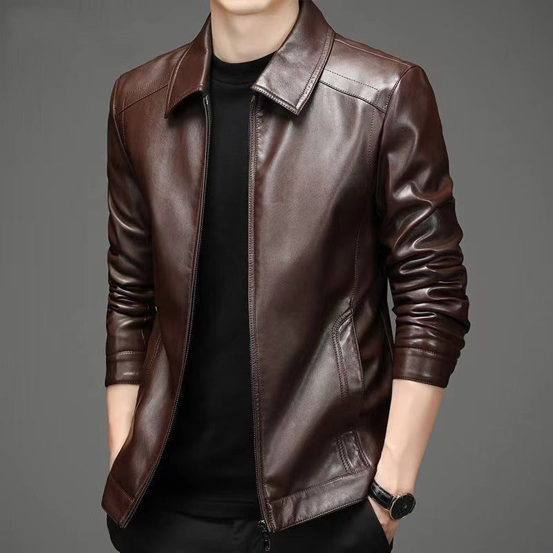 DUMONT LYON | VESTE EN CUIR DÉCONTRACTÉE POUR HOMME