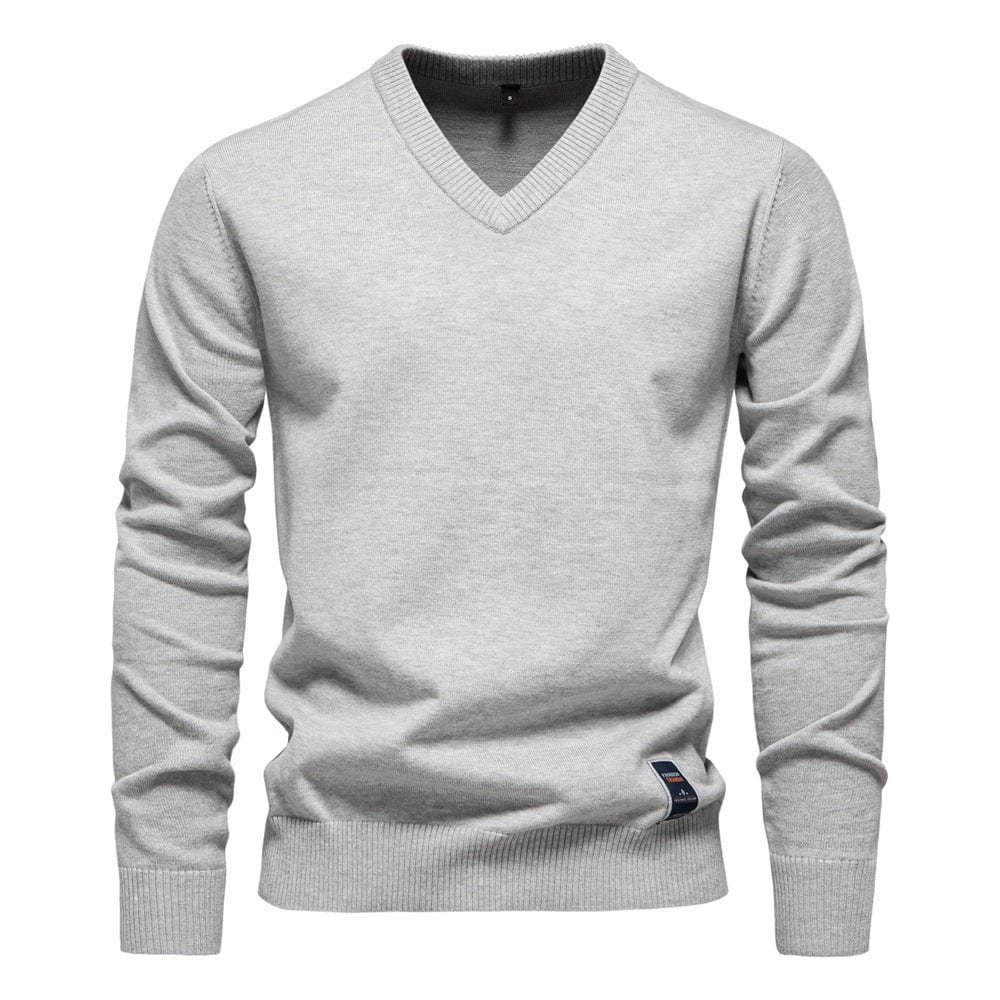 DUMONT LYON | PULL COL V EN COTON