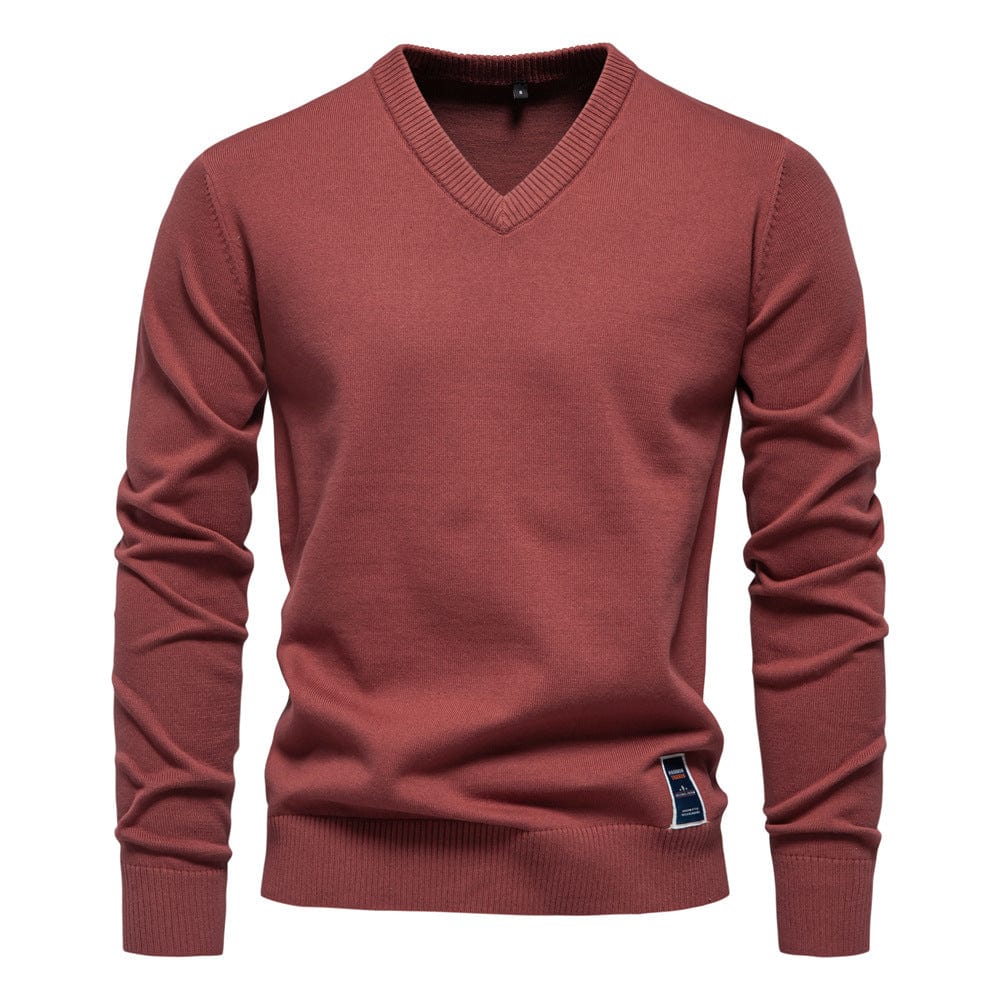 DUMONT LYON | PULL COL V EN COTON