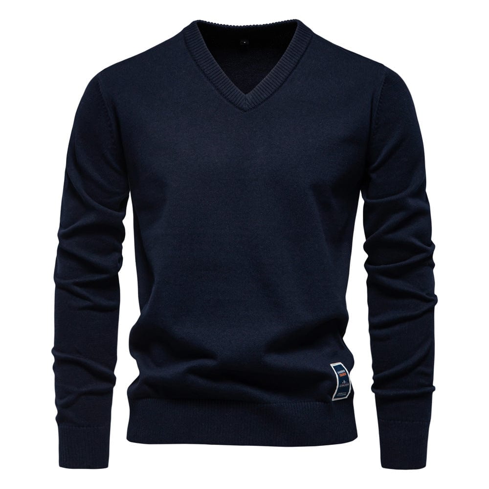 DUMONT LYON | PULL COL V EN COTON