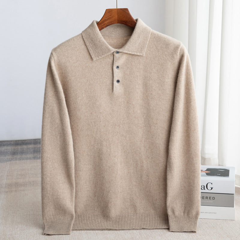 DUMONT LYON | PULL POLO HOMME CLASSIQUE (laine haut de gamme)