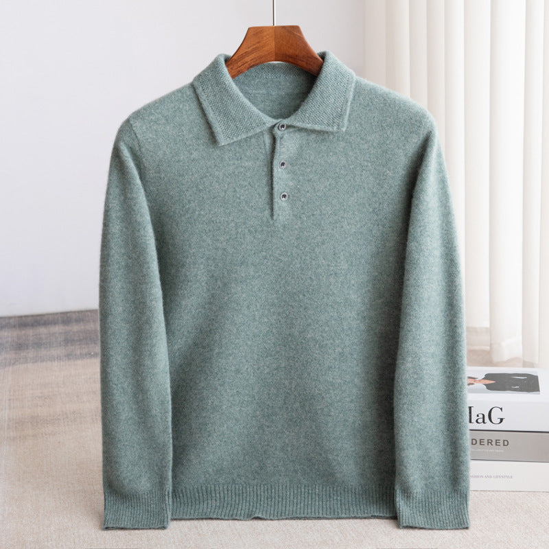 DUMONT LYON | PULL POLO HOMME CLASSIQUE (laine haut de gamme)