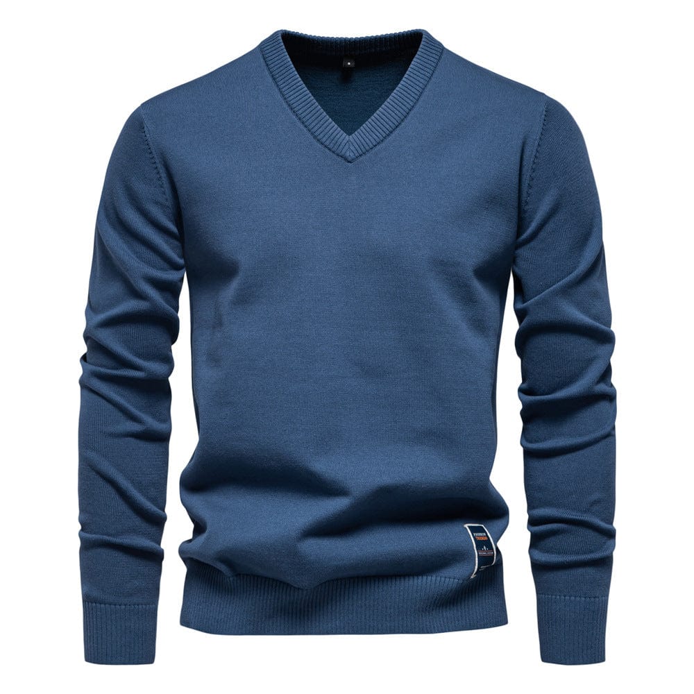 DUMONT LYON | PULL COL V EN COTON