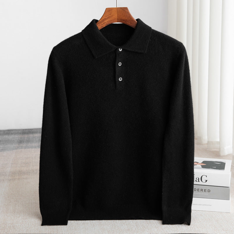 DUMONT LYON | PULL POLO HOMME CLASSIQUE (laine haut de gamme)
