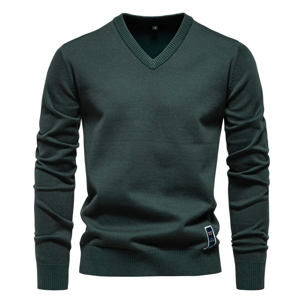 DUMONT LYON | PULL COL V EN COTON