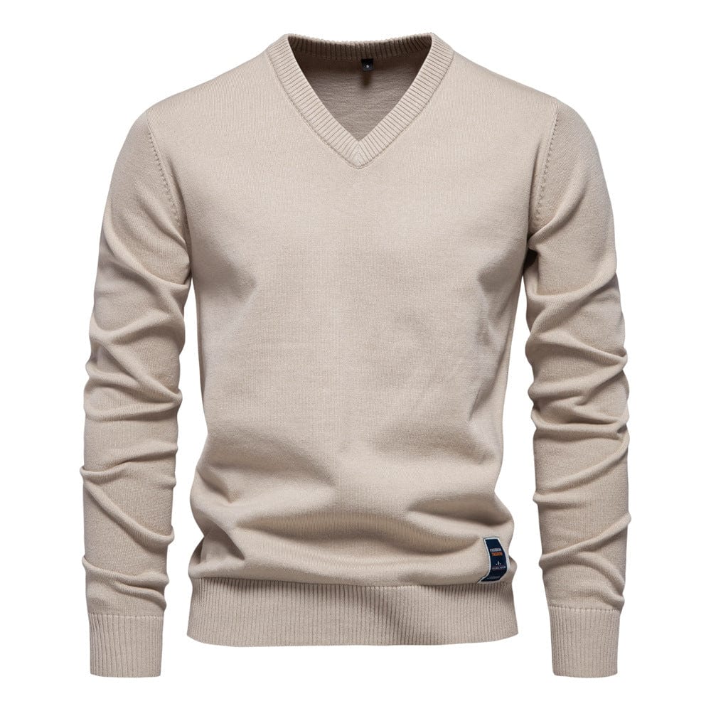 DUMONT LYON | PULL COL V EN COTON