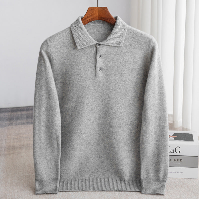 DUMONT LYON | PULL POLO HOMME CLASSIQUE (laine haut de gamme)