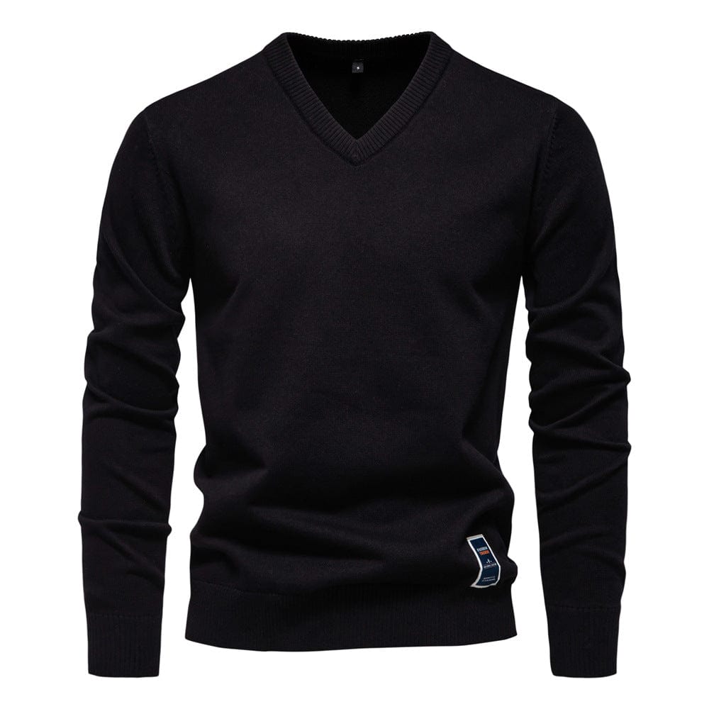 DUMONT LYON | PULL COL V EN COTON