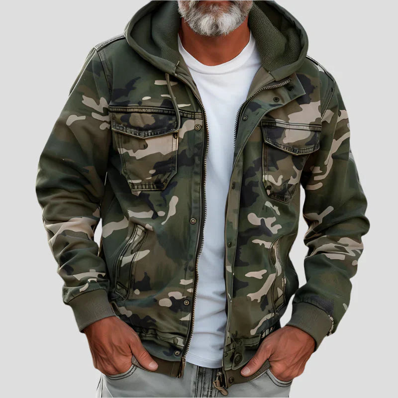 DUMONT LYON | VESTE À CAPUCHE STYLE MILITAIRE POUR HOMME