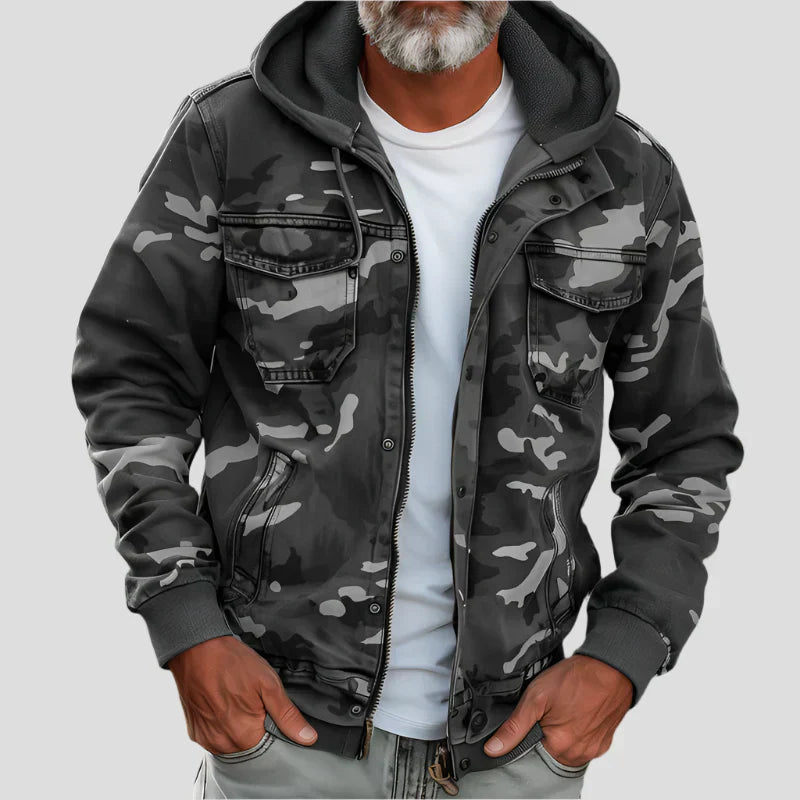 DUMONT LYON | VESTE À CAPUCHE STYLE MILITAIRE POUR HOMME