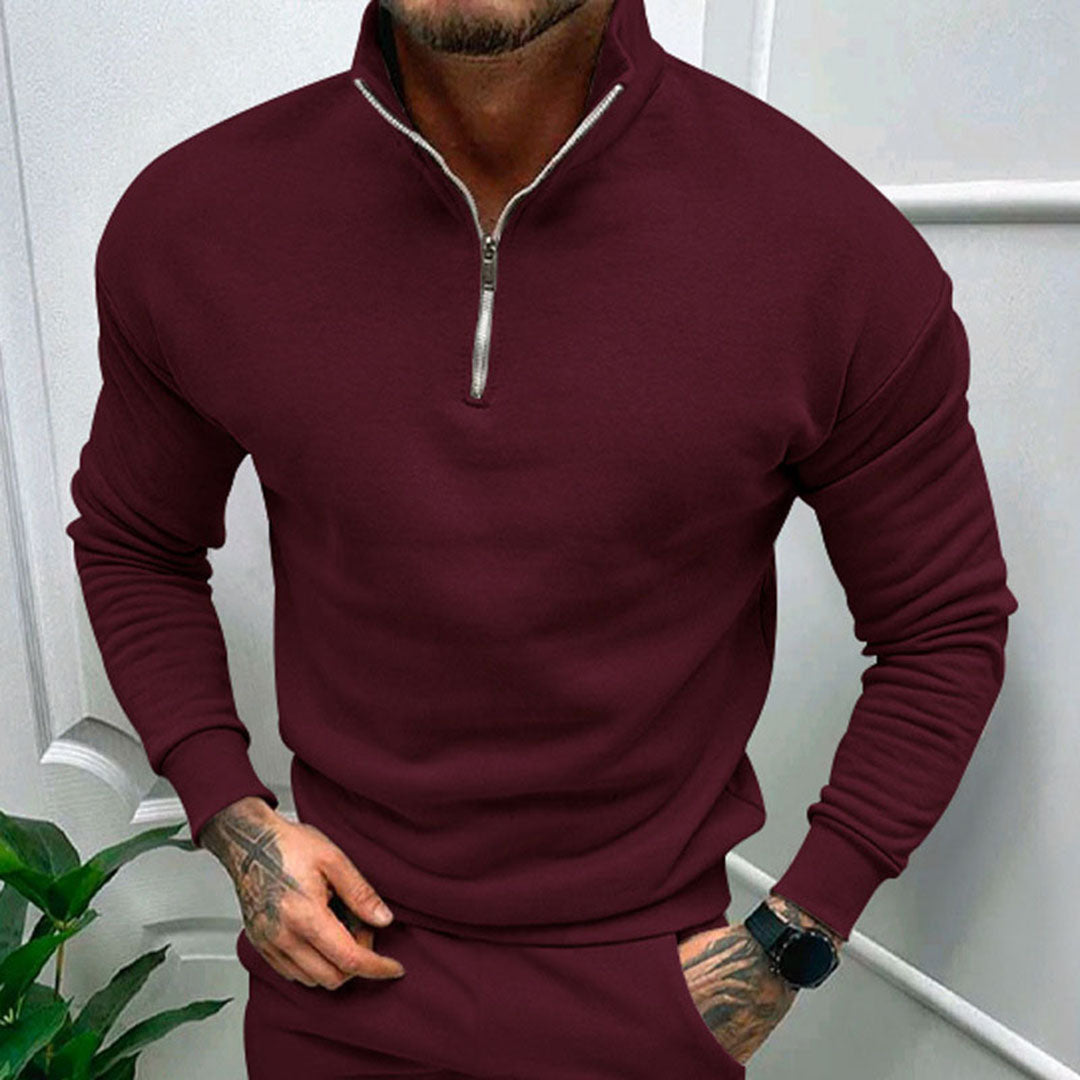 DUMONT LYON | PULL LÉGER ZIPPÉ