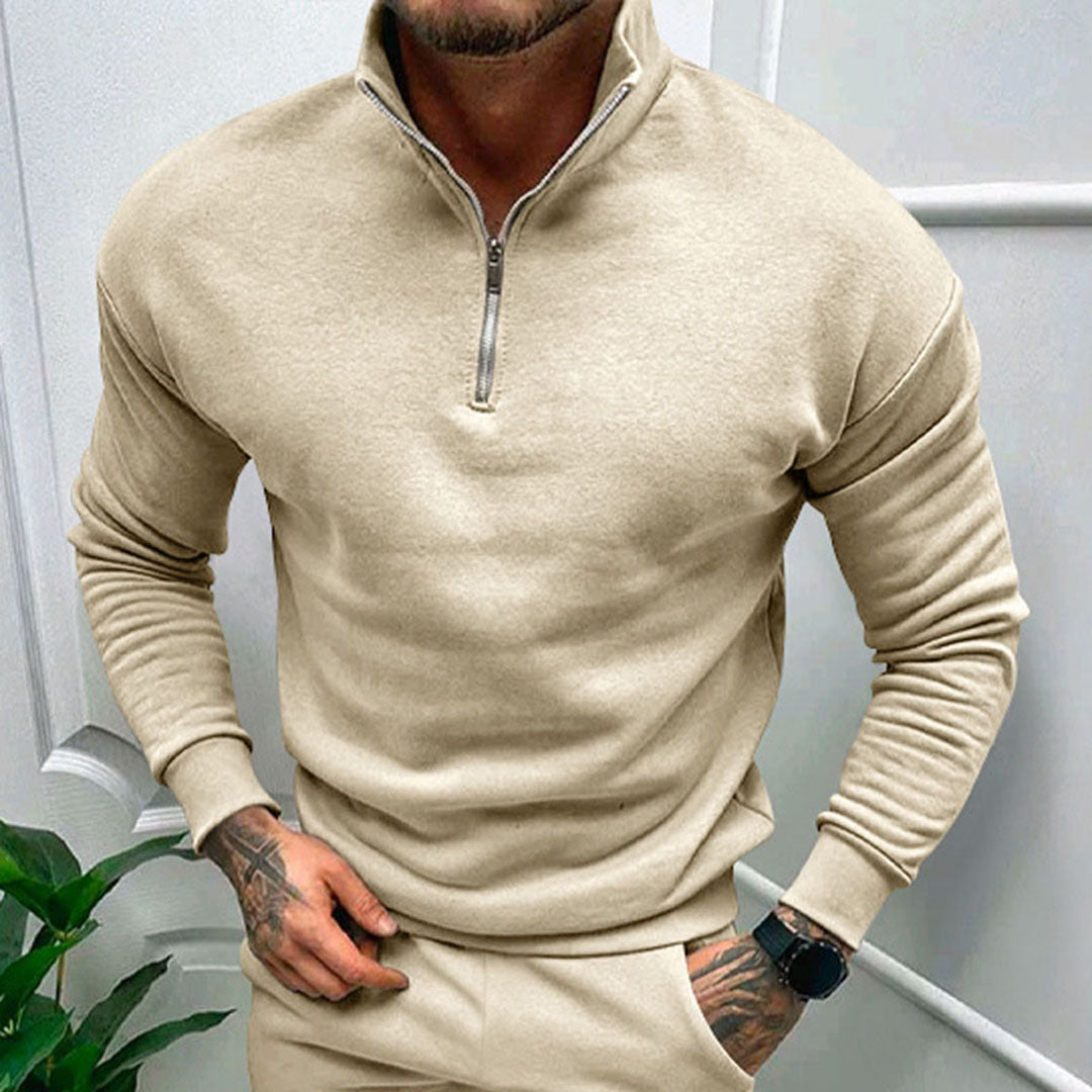 DUMONT LYON | PULL LÉGER ZIPPÉ