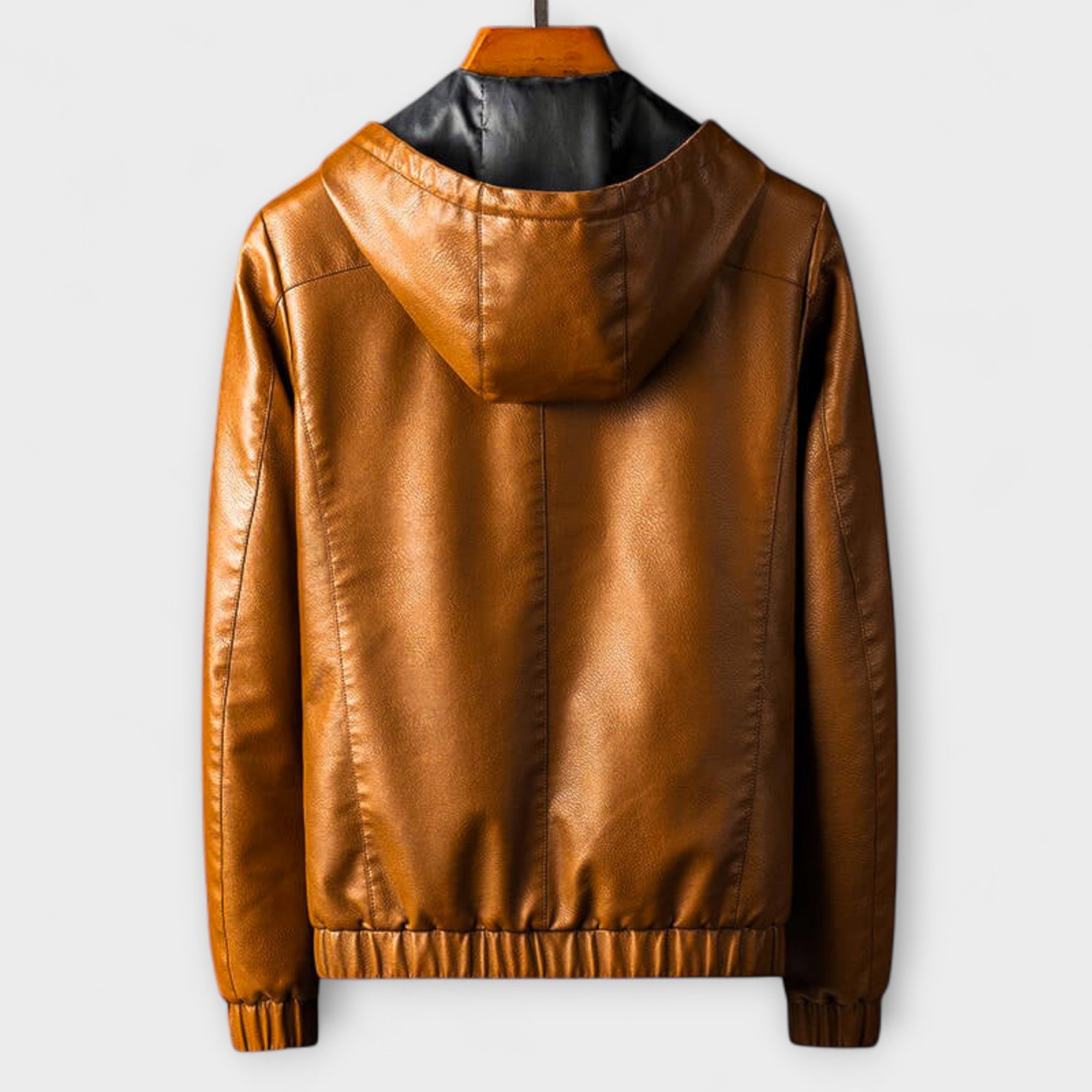 DUMONT LYON | VESTE EN ÉCO-CUIR AVEC CAPUCHE