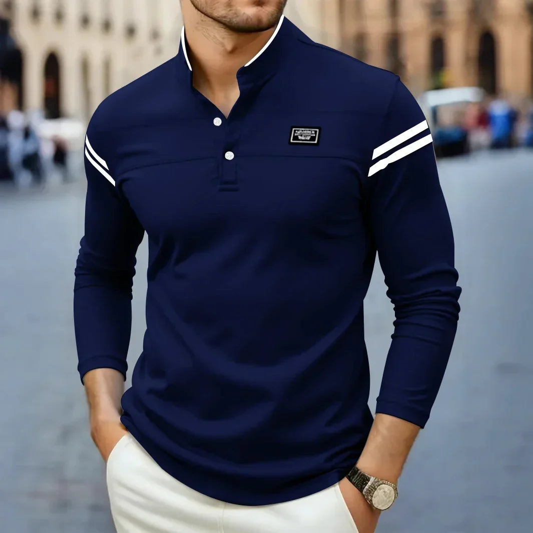 DUMONT LYON | T-SHIRT À MANCHES LONGUES MODERNE POUR HOMME