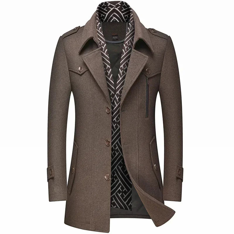 DUMONT LYON | MANTEAU D'HIVER EN LAINE POUR HOMME