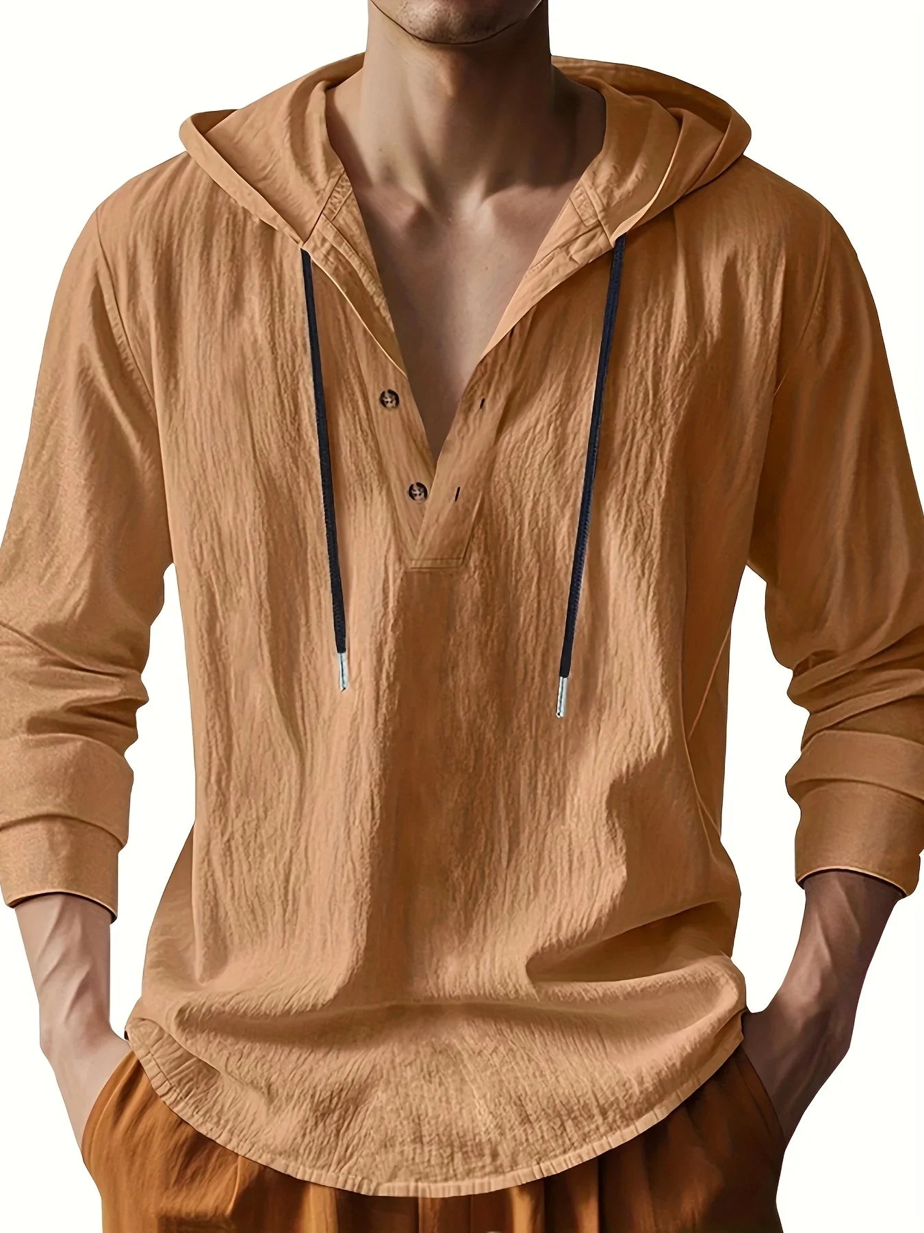 DUMONT LYON | CHEMISE EN LIN AVEC CAPUCHE DE LUXE