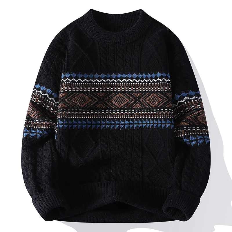 DUMONT LYON | PULL EN MAILLE NORDIQUE POUR HOMME