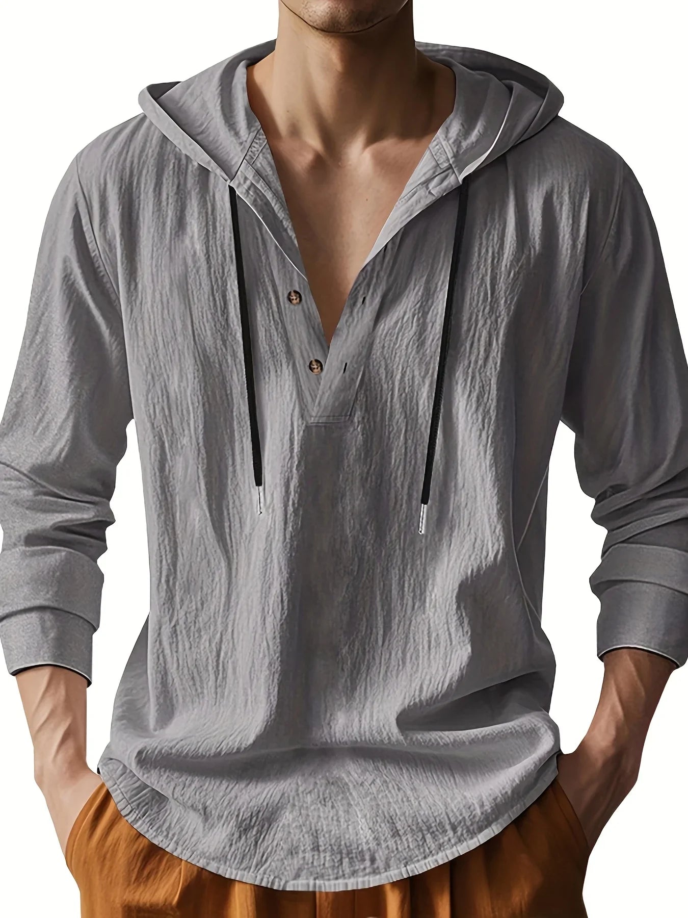 DUMONT LYON | CHEMISE EN LIN AVEC CAPUCHE DE LUXE