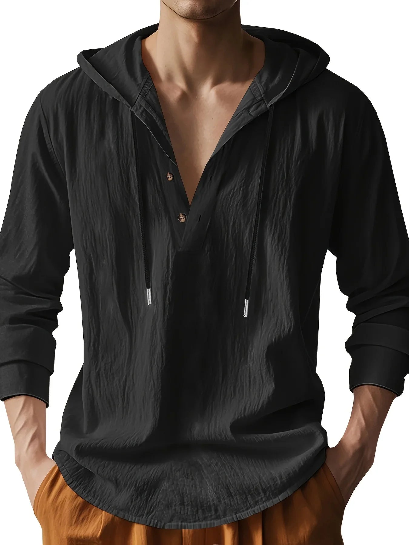 DUMONT LYON | CHEMISE EN LIN AVEC CAPUCHE DE LUXE