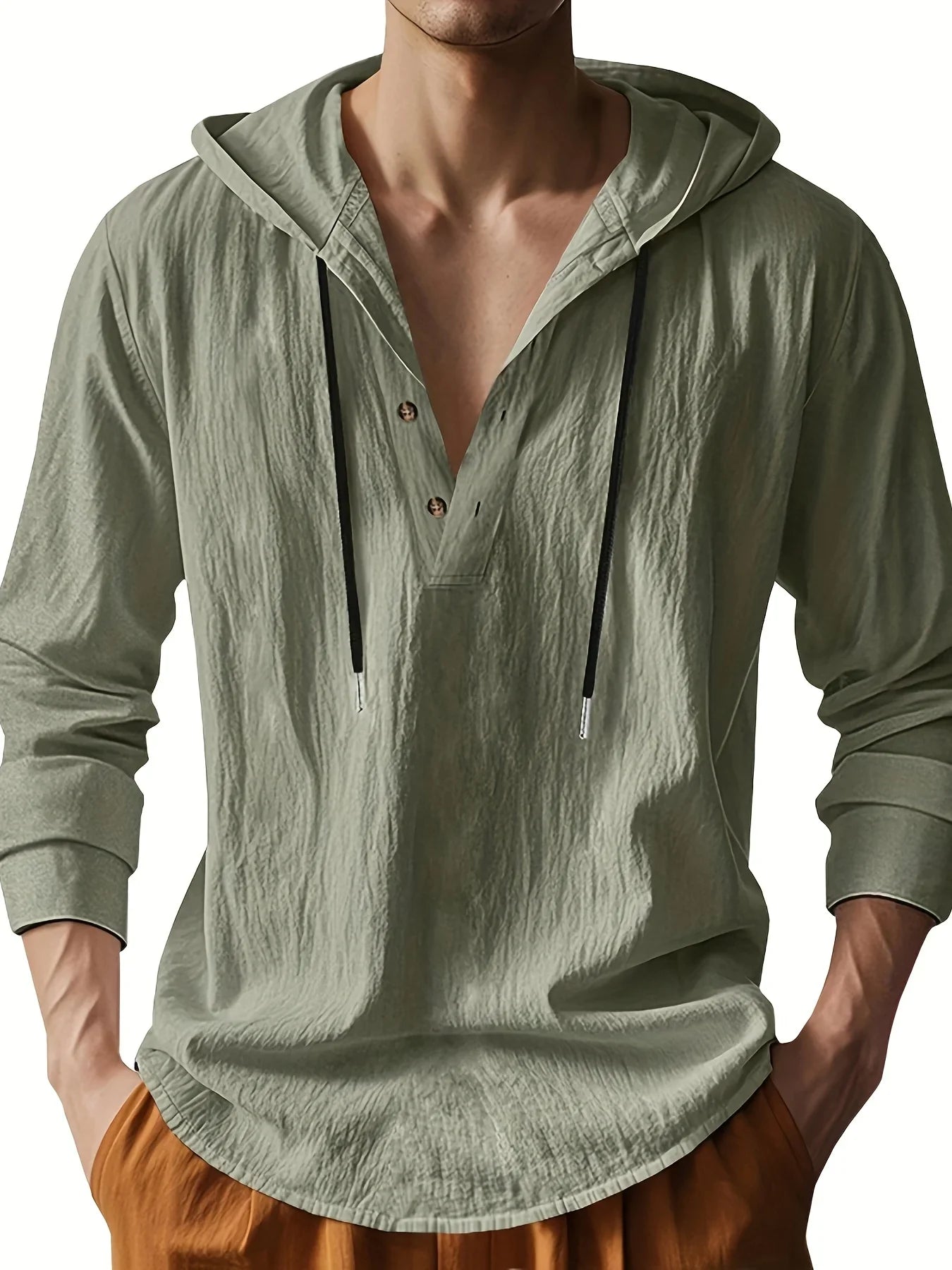 DUMONT LYON | CHEMISE EN LIN AVEC CAPUCHE DE LUXE