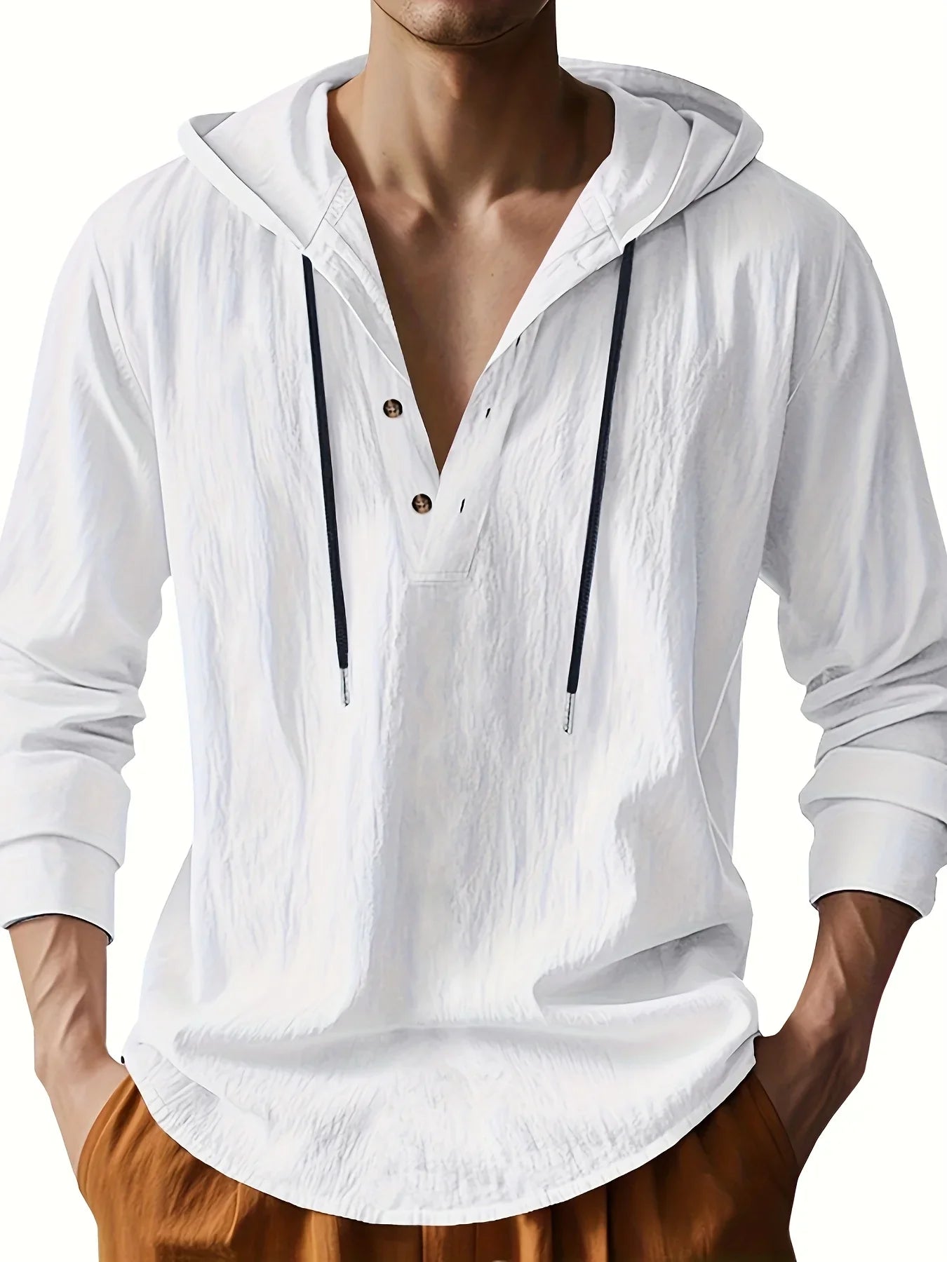DUMONT LYON | CHEMISE EN LIN AVEC CAPUCHE DE LUXE
