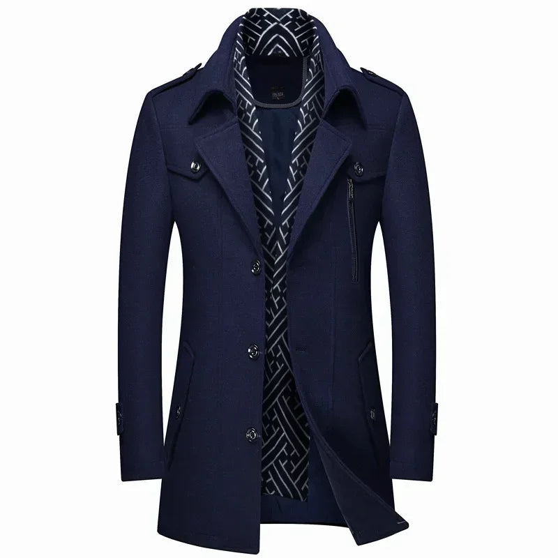 DUMONT LYON | MANTEAU D'HIVER EN LAINE POUR HOMME