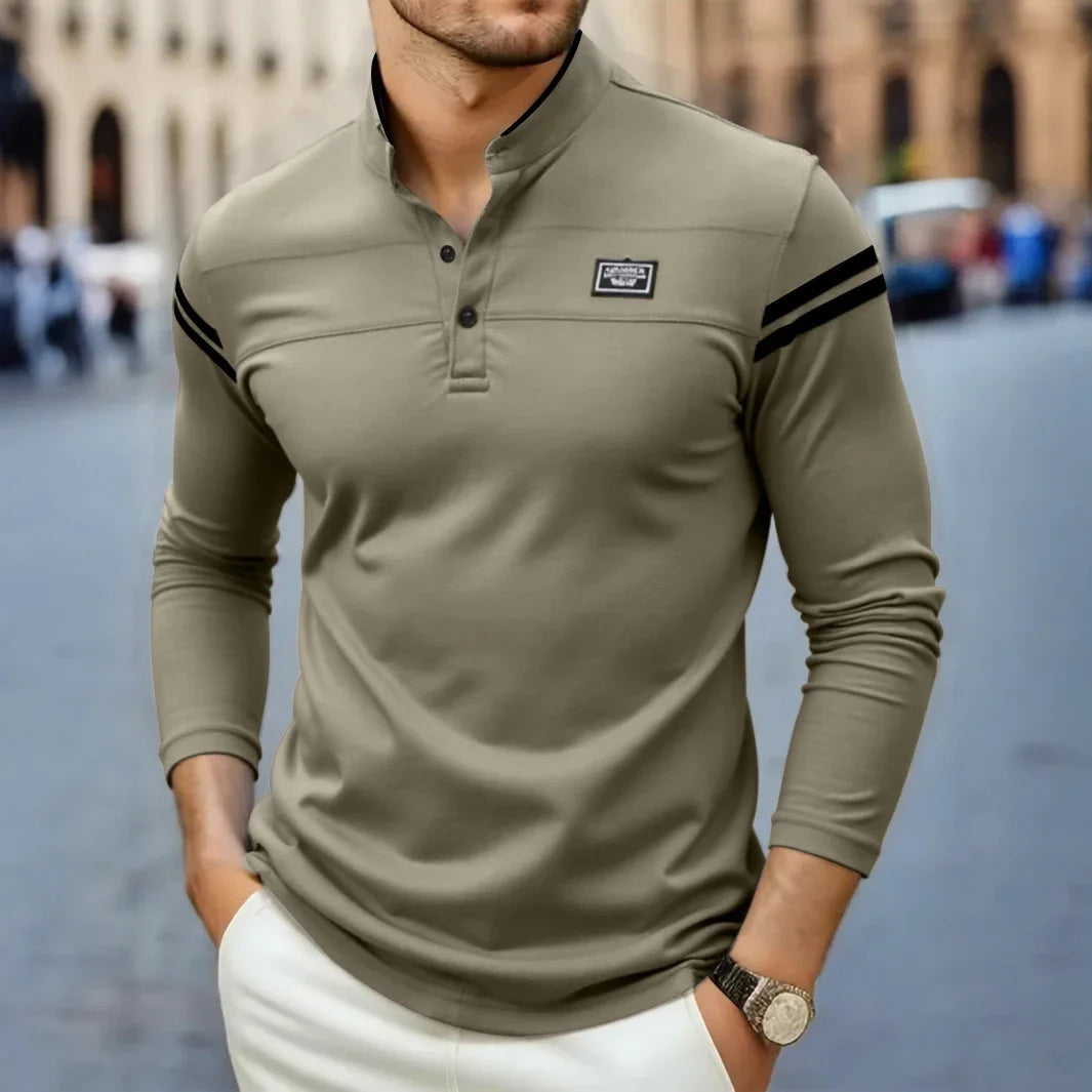 DUMONT LYON | T-SHIRT À MANCHES LONGUES MODERNE POUR HOMME