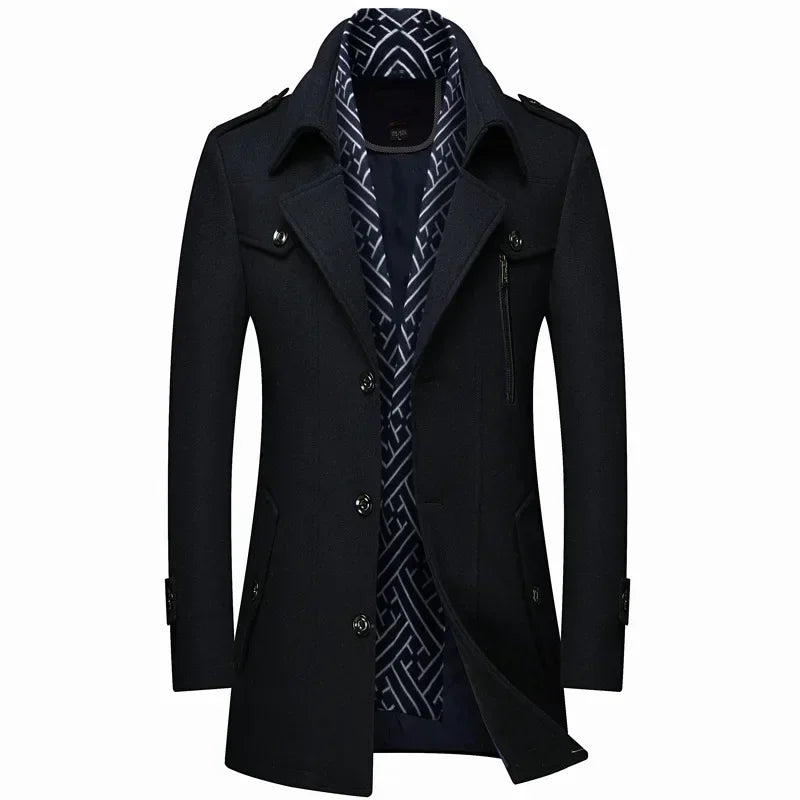 DUMONT LYON | MANTEAU D'HIVER EN LAINE POUR HOMME