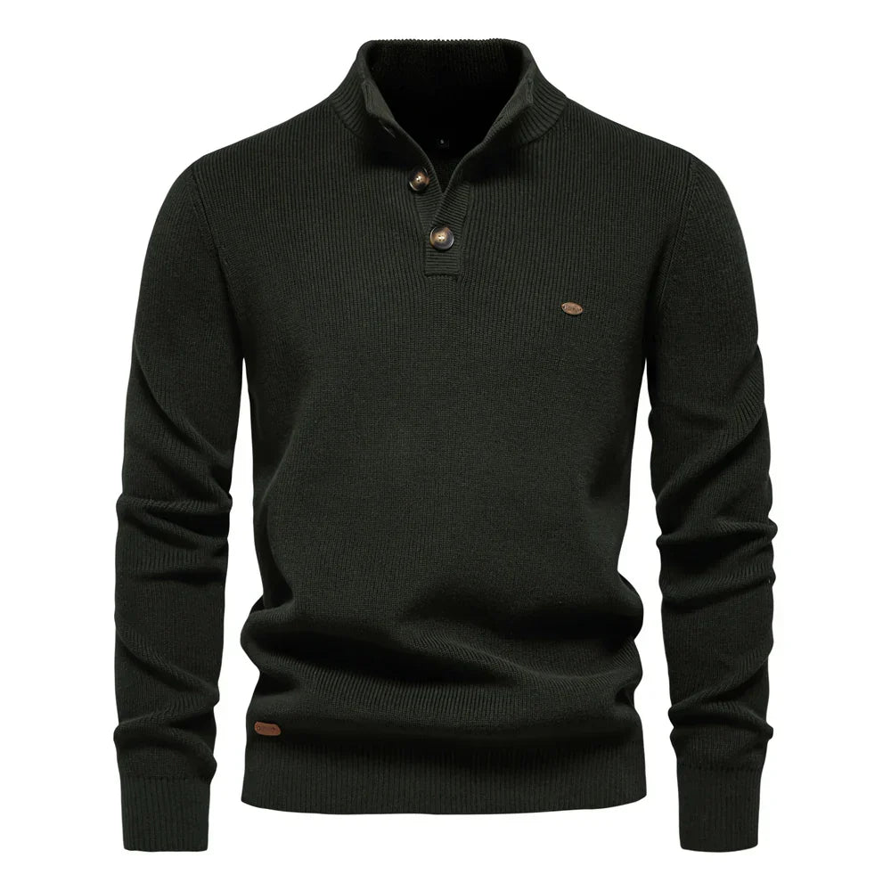 DUMONT LYON™ | PULL HOMME AVEC DESIGN À BOUTONS