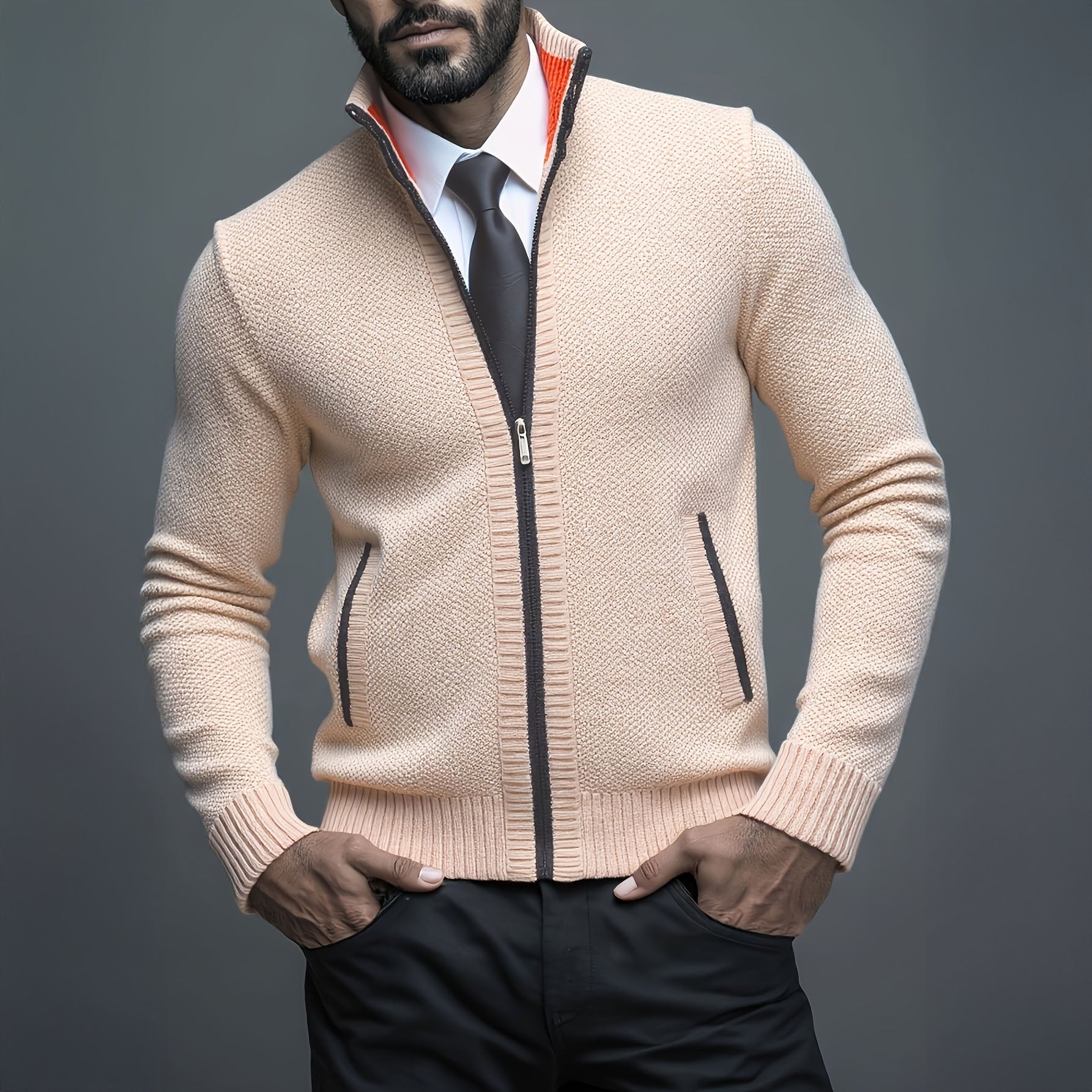 DUMONT LYON | GILET HOMME LUXE AVEC FERMETURE ÉCLAIR