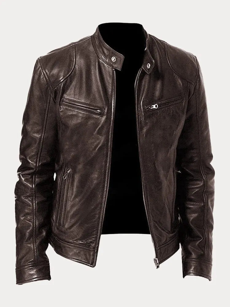 DUMONT LYON | VESTE EN CUIR DÉCONTRACTÉE