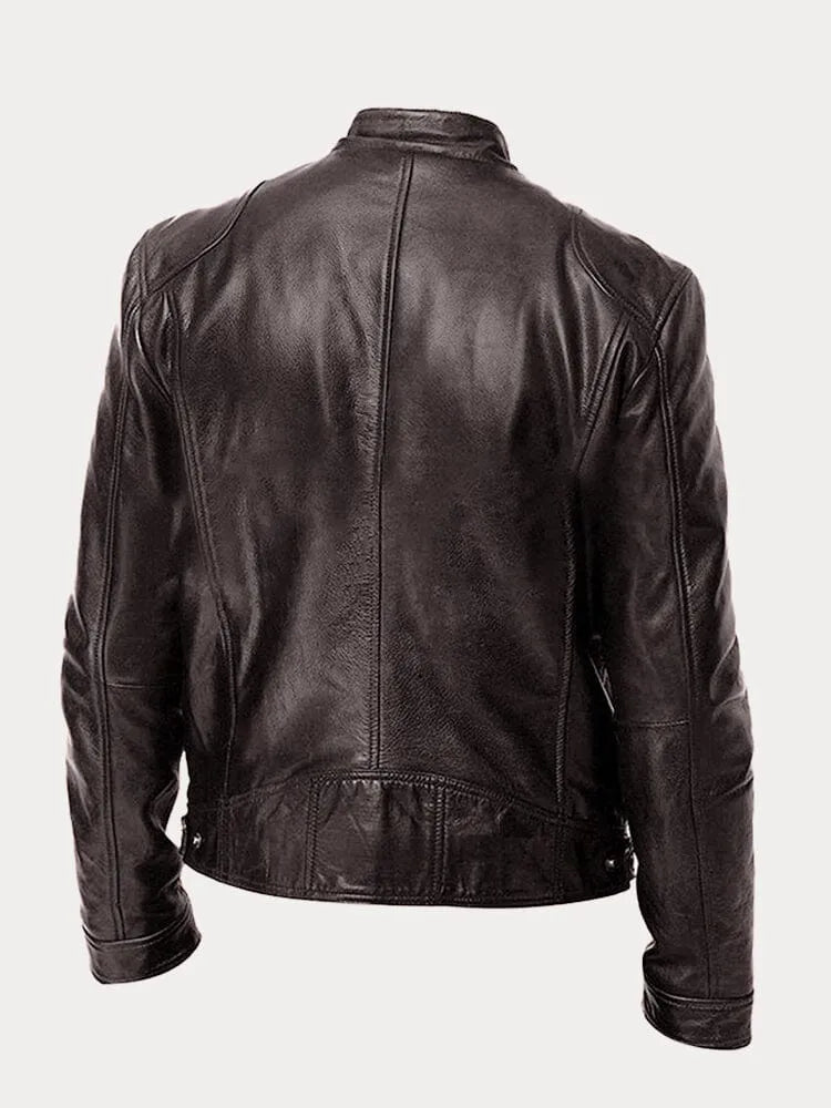 DUMONT LYON | VESTE EN CUIR DÉCONTRACTÉE