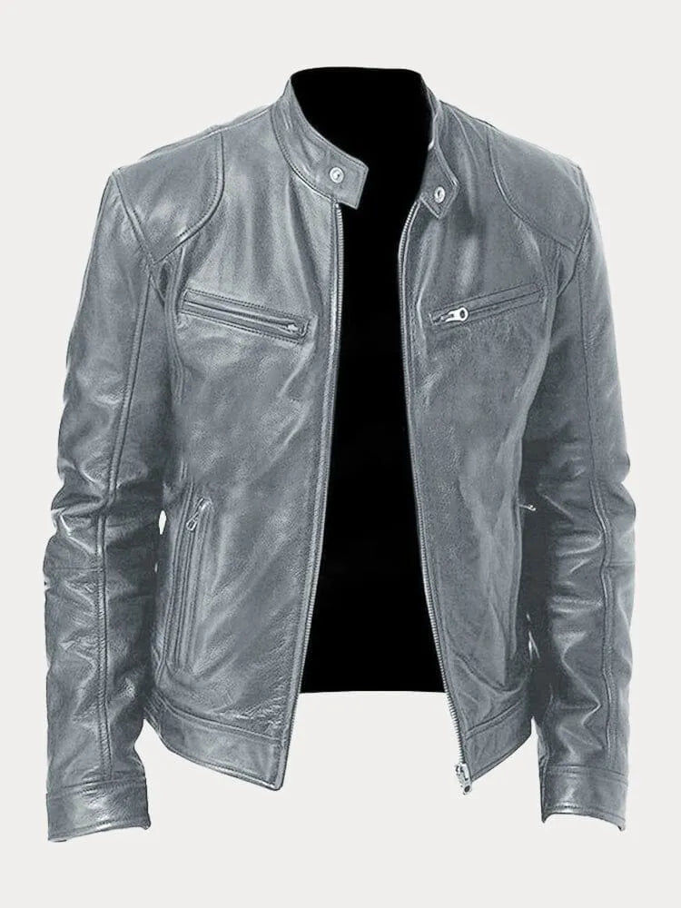DUMONT LYON | VESTE EN CUIR DÉCONTRACTÉE