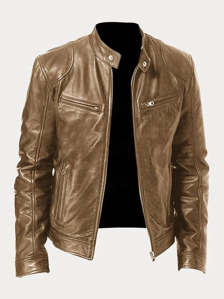 DUMONT LYON | VESTE EN CUIR DÉCONTRACTÉE