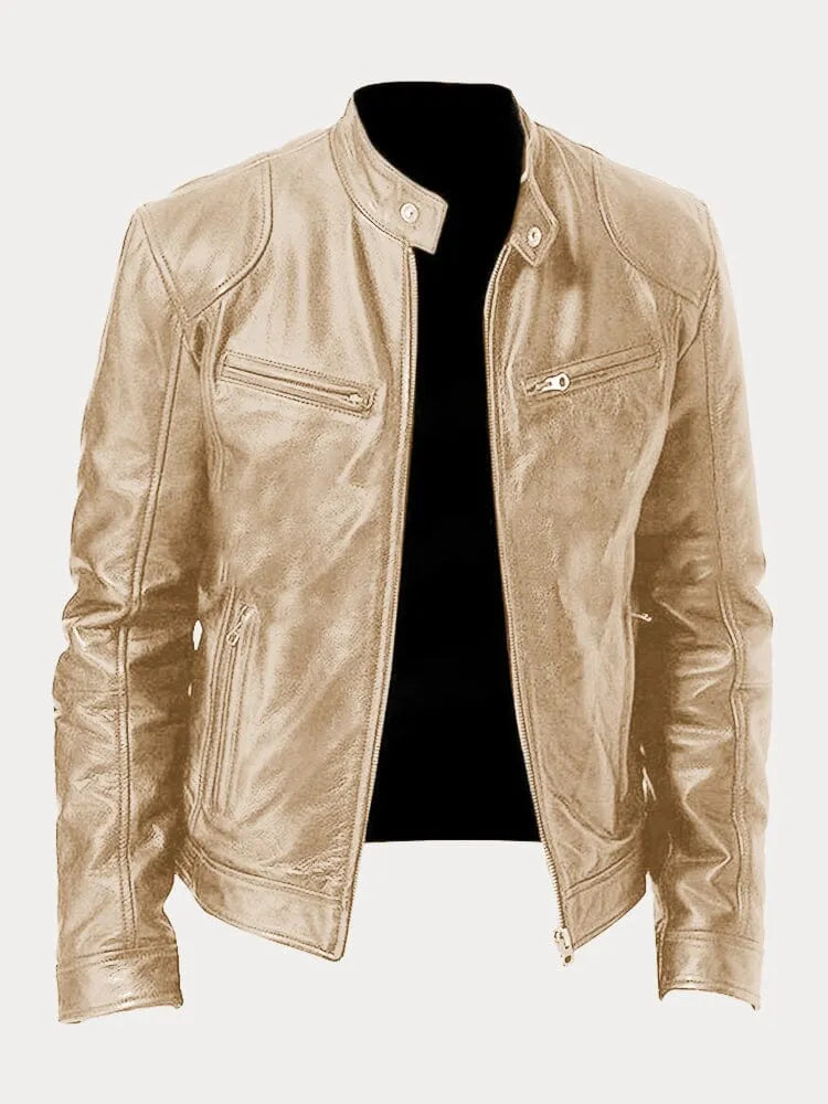 DUMONT LYON | VESTE EN CUIR DÉCONTRACTÉE