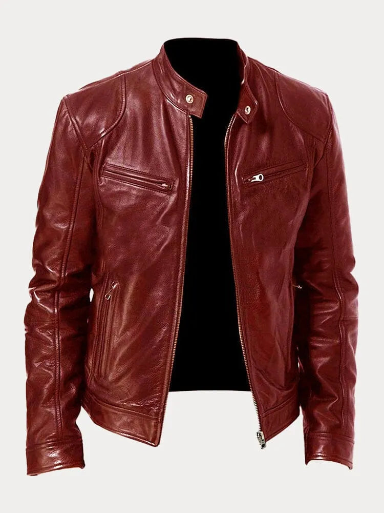 DUMONT LYON | VESTE EN CUIR DÉCONTRACTÉE