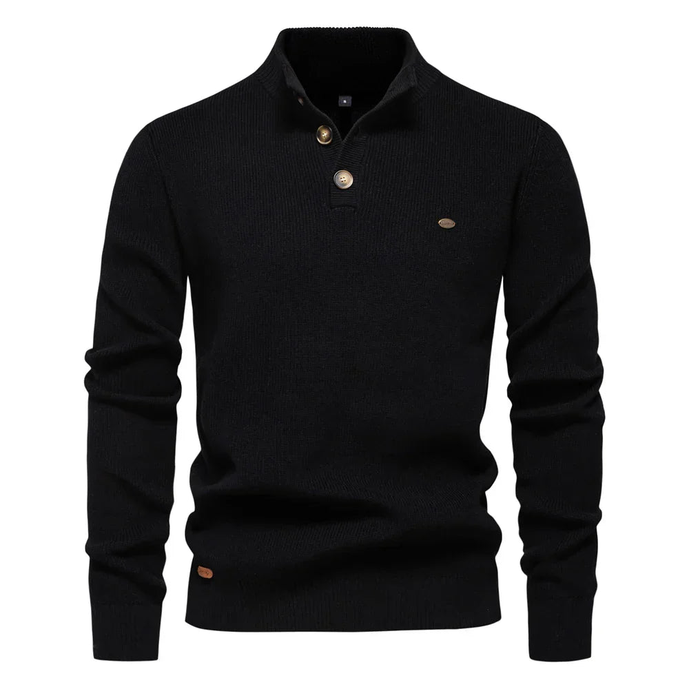 DUMONT LYON™ | PULL HOMME AVEC DESIGN À BOUTONS