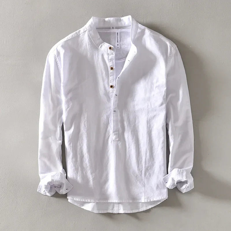 DUMONT LYON | CHEMISE MINIMALISTE EN LIN POUR HOMME