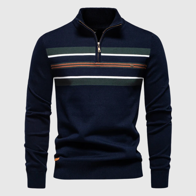 DUMONT LYON | PULL RAYÉ EN COTON DOUX
