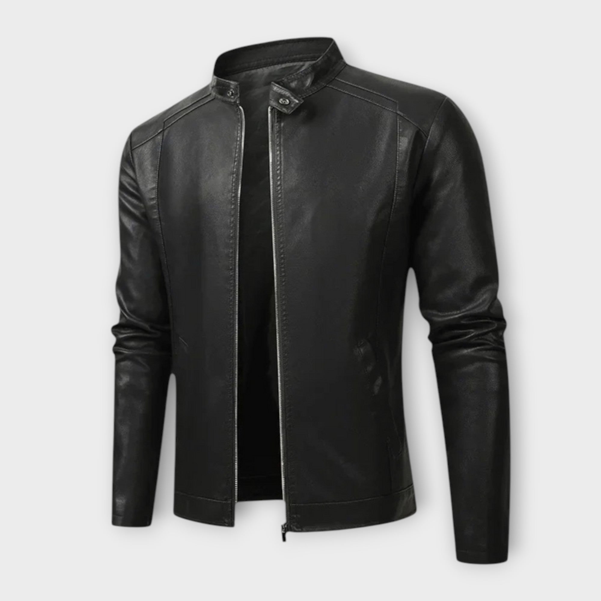 DUMONT LYON | VESTE EN CUIR BIKER ÉLÉGANTE POUR HOMME