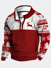 DUMONT LYON | PULL DE NOËL CHAUD AVEC DOUBLURE EN POLAIRE