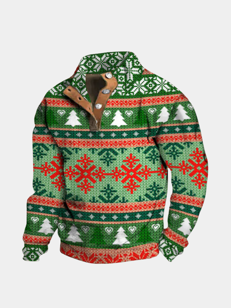 DUMONT LYON | PULL DE NOËL AVEC FLOCONS DE NEIGE