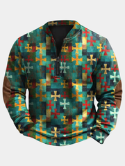 DUMONT LYON | PULL AVEC MOTIF GÉOMÉTRIQUE