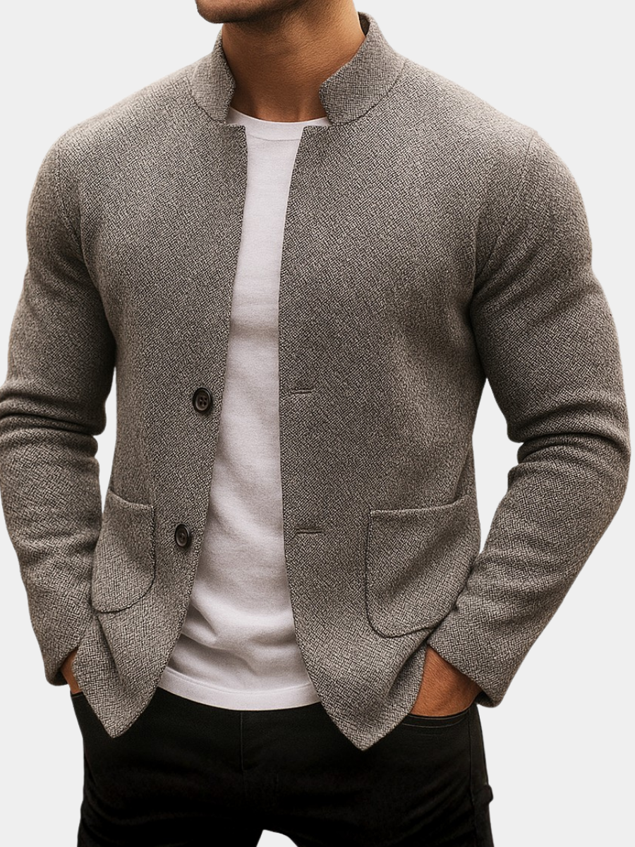 DUMONT LYON | CARDIGAN EN LAINE TRICOTÉE FOR MEN