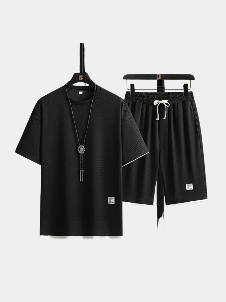 DUMONT LYON | ENSEMBLE TRICOT GAUFRÉ POUR HOMME