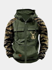 DUMONT LYON | SWEAT À CAPUCHE ZIPPÉ MULTI-POCHES CLEAN POUR HOMME